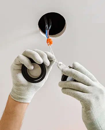 Installation d’éclairages